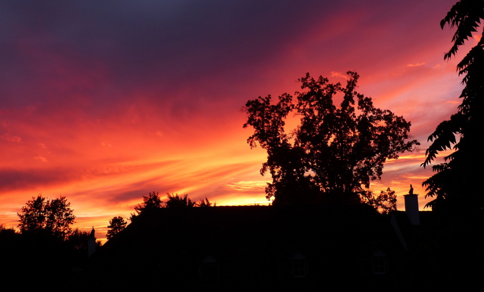 Red sky