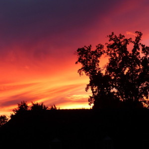 Red sky
