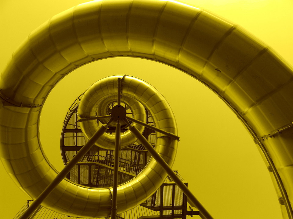 A gigantic slide