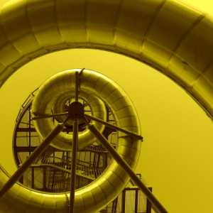 A gigantic slide