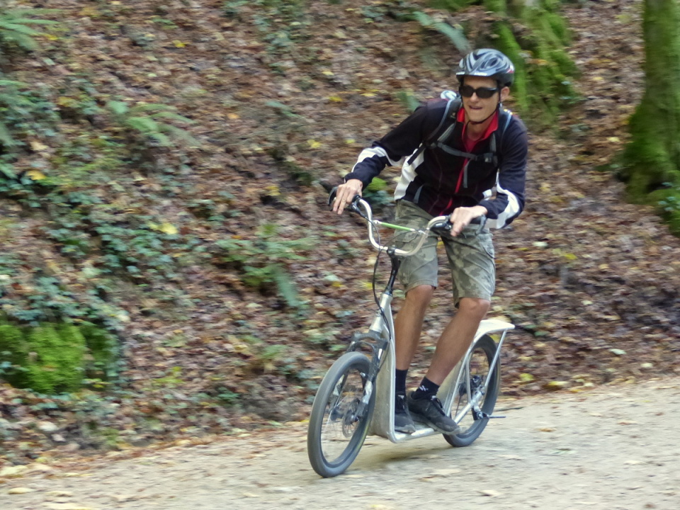 Trotti-Plausch at Wasserfallen