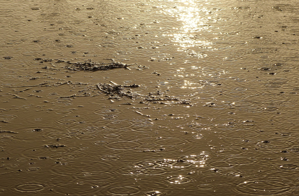 A bit of rain in the sun
