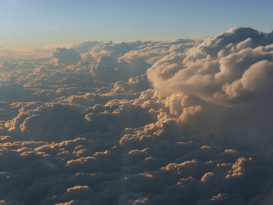 Above the storm clouds