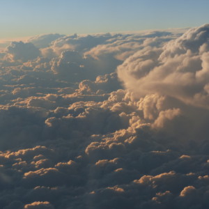 Above the storm clouds