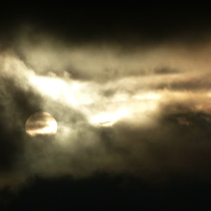  The sun came out ...