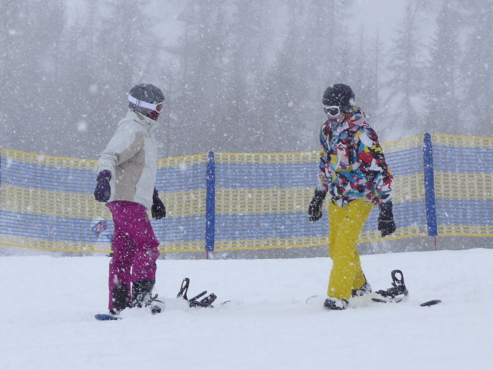 Day one of our skiing holidays