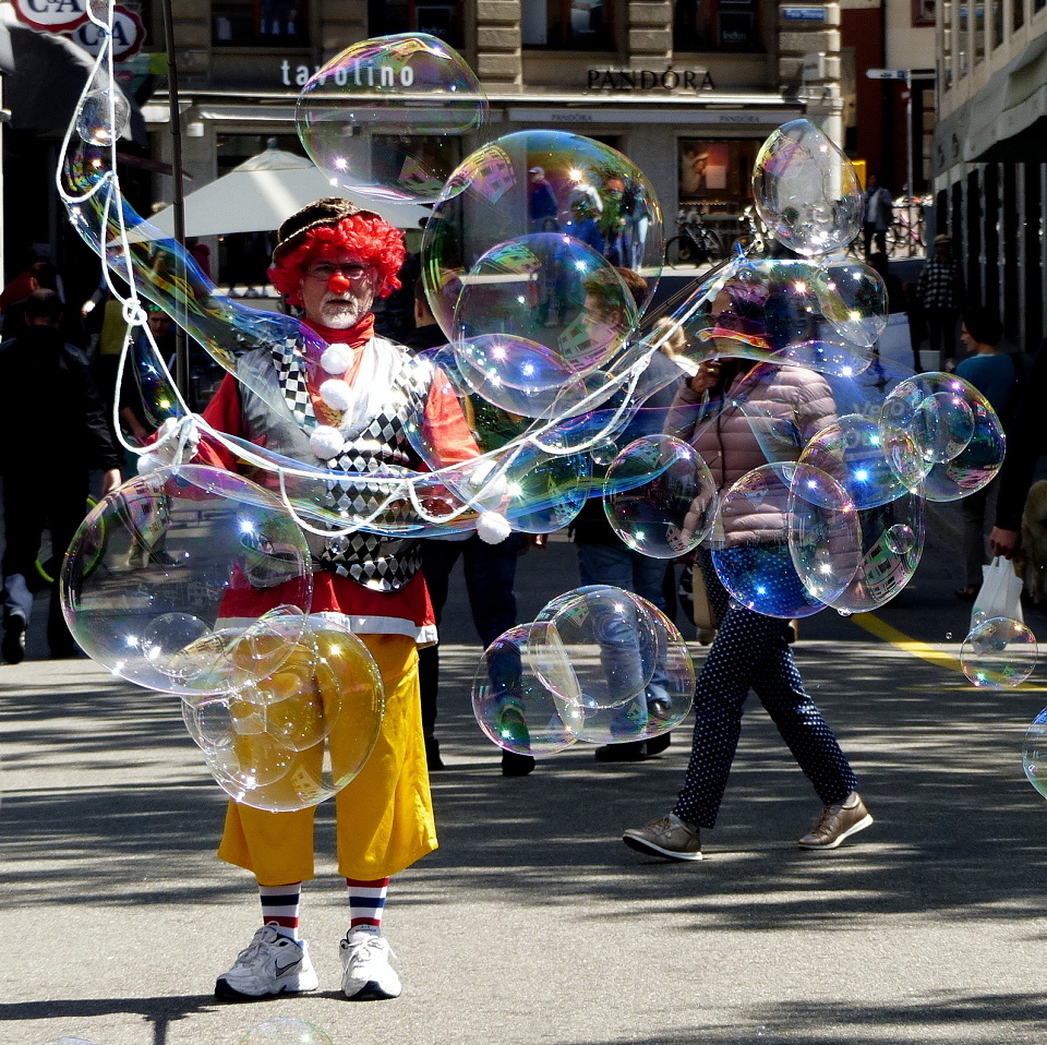 Bubble man