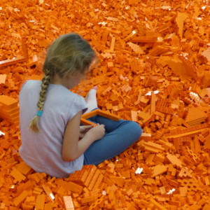 Lego brick pit