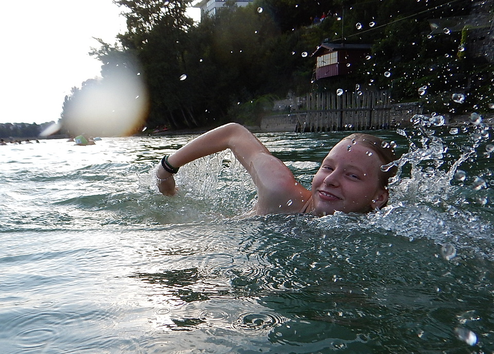 Rhine swimming