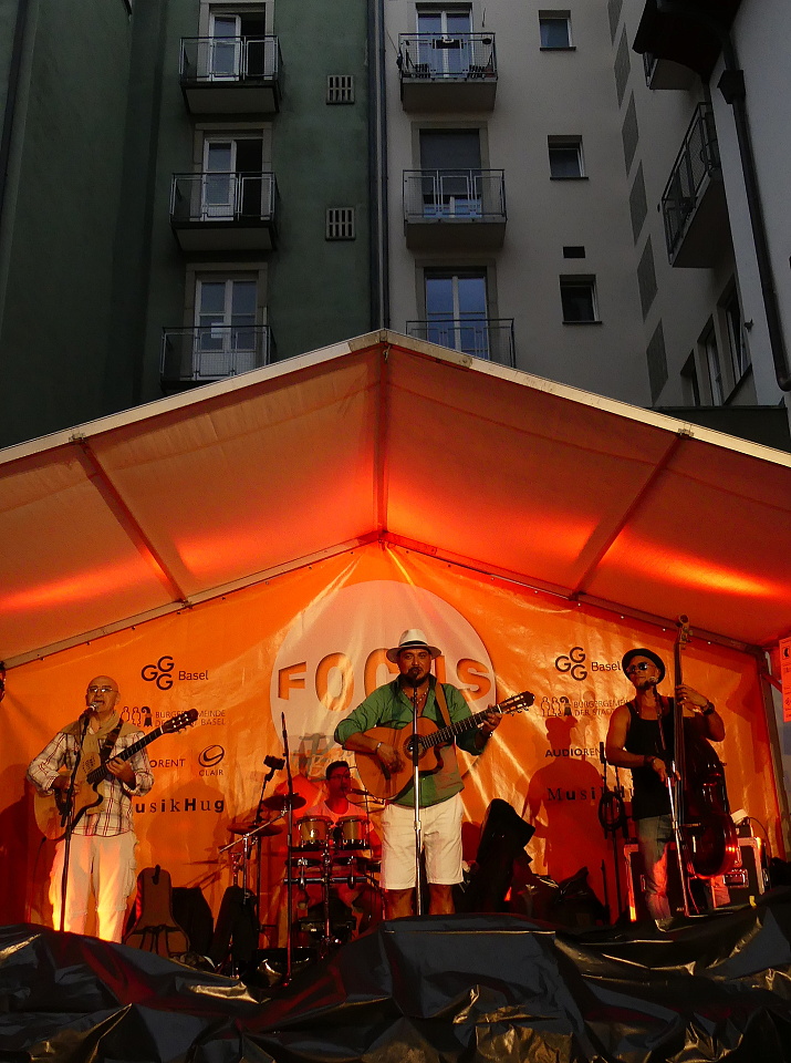 Street jazz festival in Basel