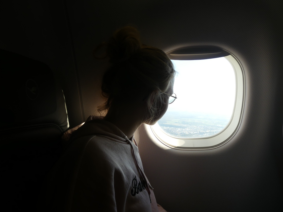 Flying home
