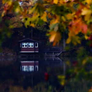  A fishing hut on ...
