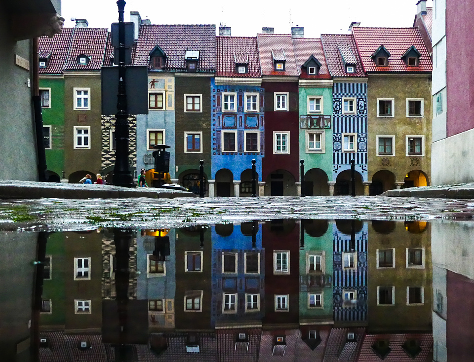Classic Poznan puddle shot