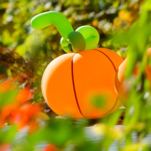 A balloon pumpkin
