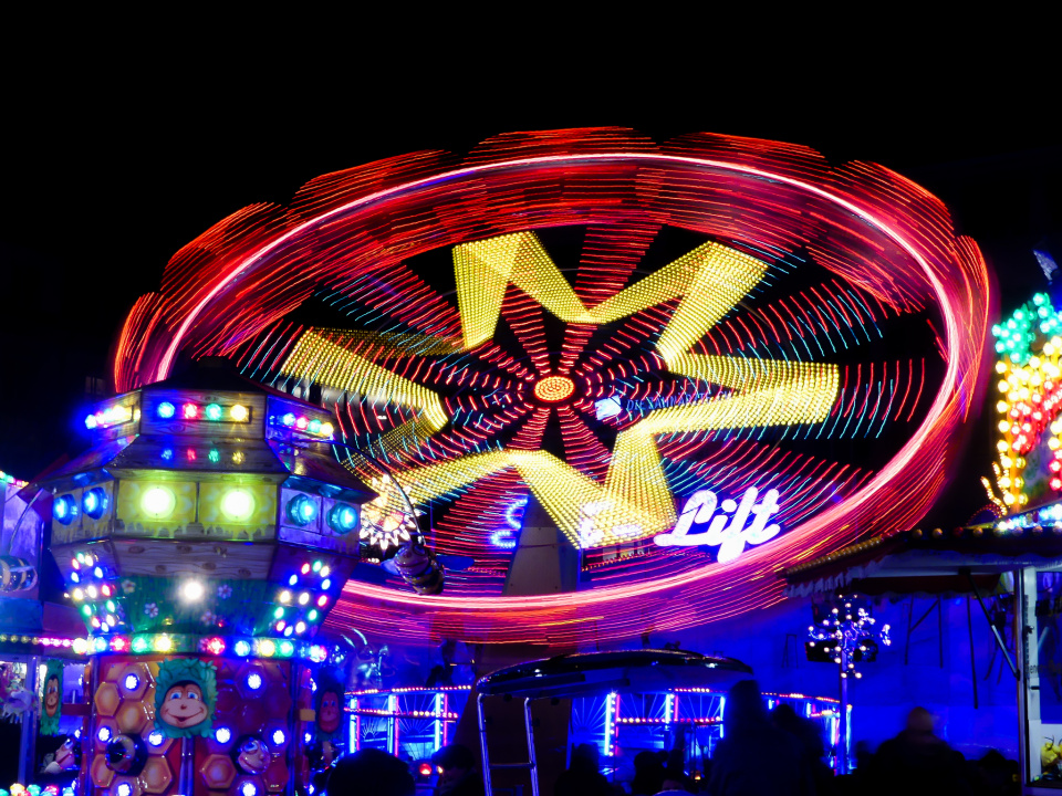 Back at the fun fair again