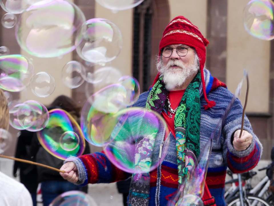 Bubble man