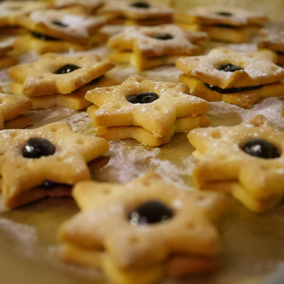 Baking biscuits