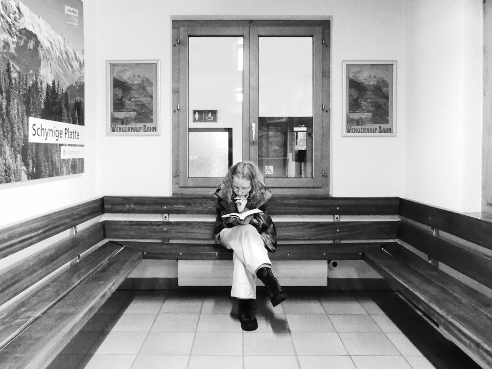 Waiting for another train