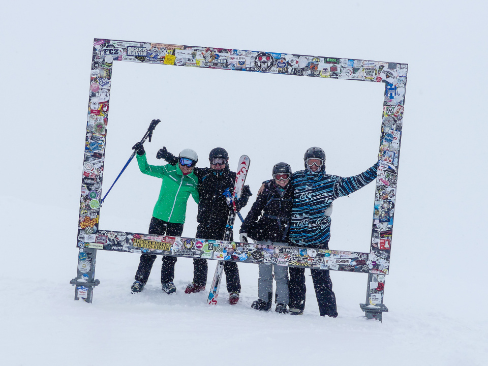 Keep calm and ski on