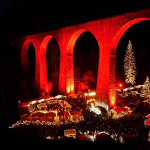 Xmas market in Ravenna gorge.