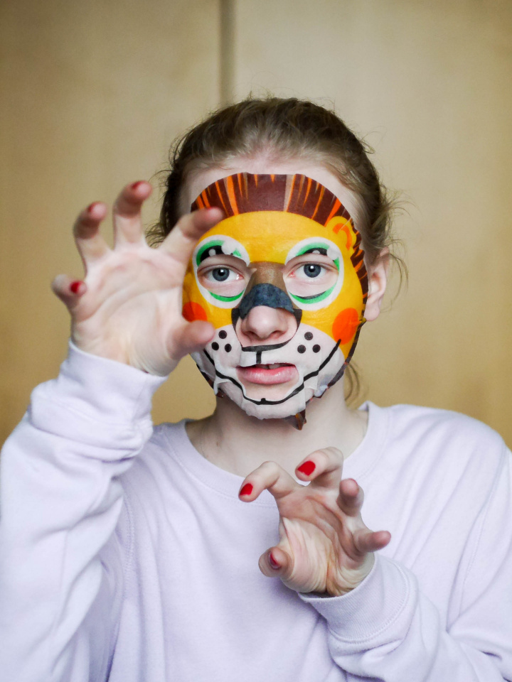 A fancy beauty face mask