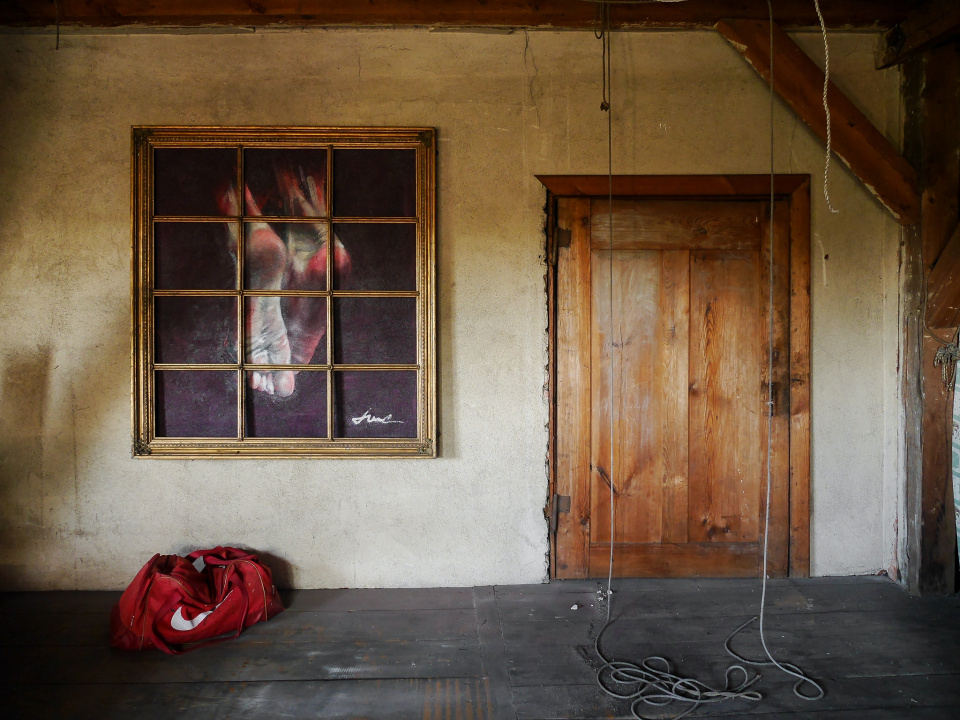 Some art at the attic