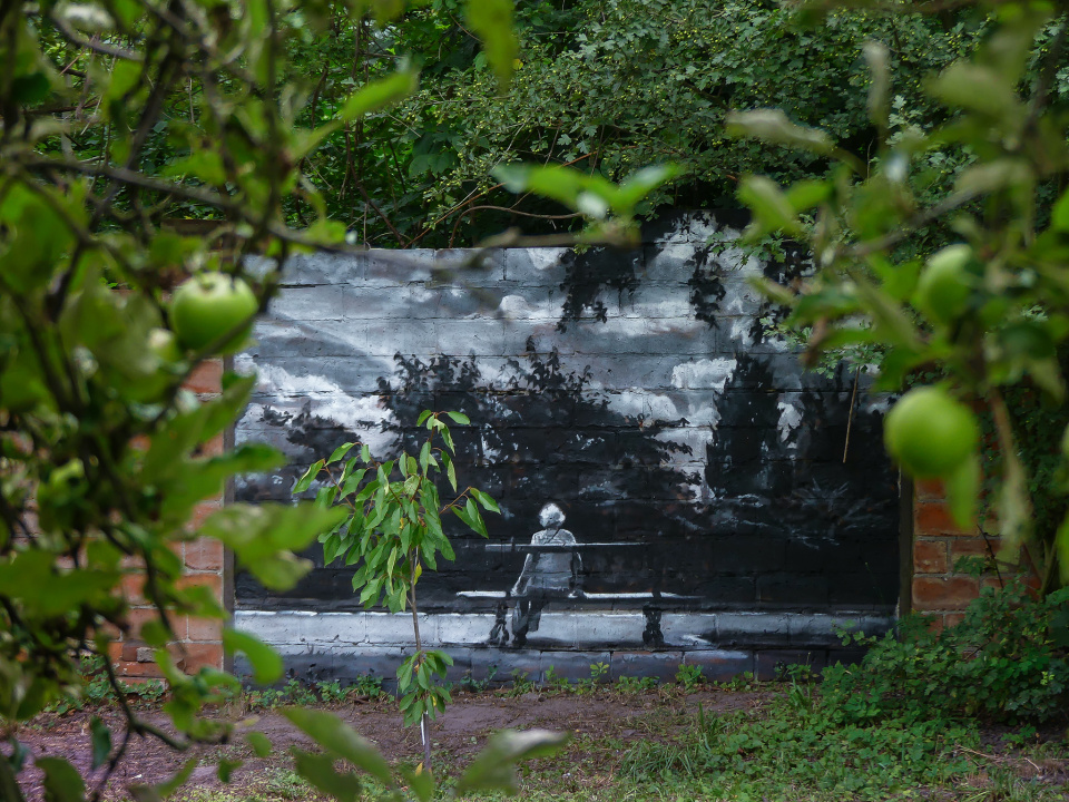 Garden graffiti