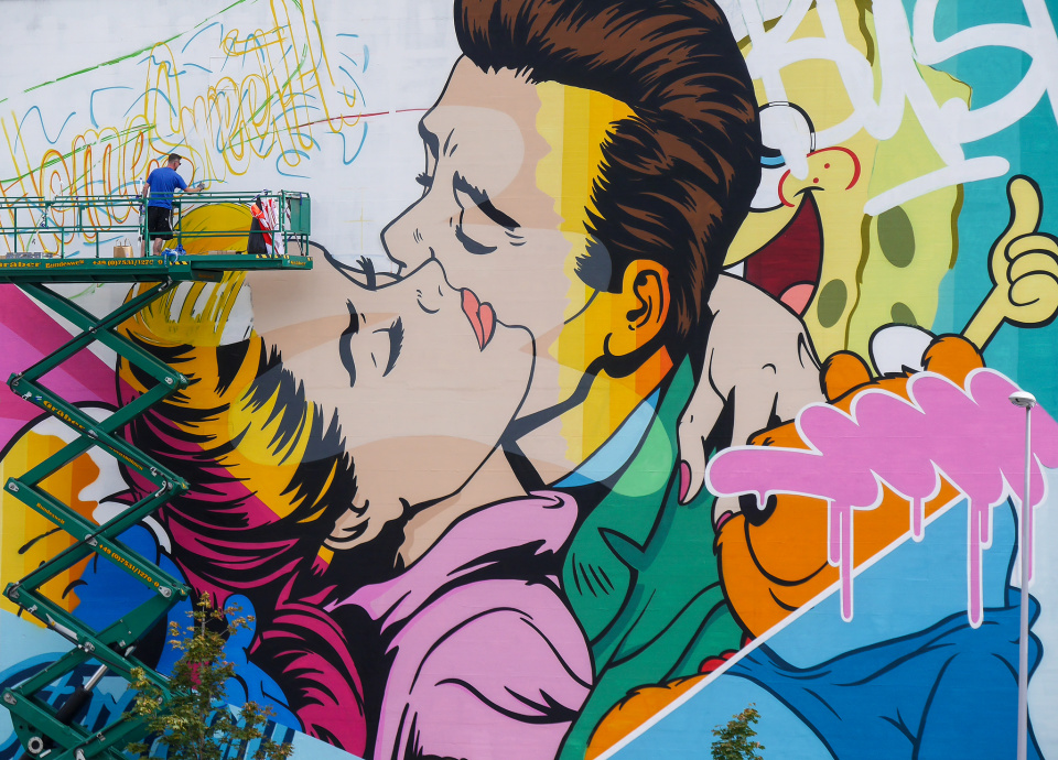 Street Art in the making