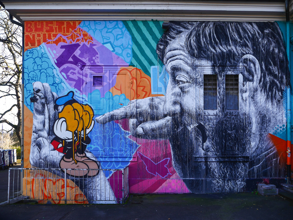 Colourful wall