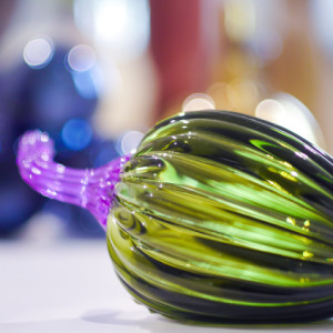 Glass deco fruit