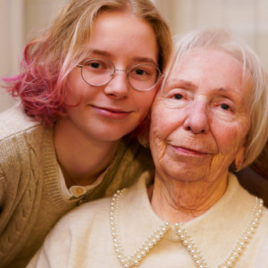 Photo shoot with Grandma