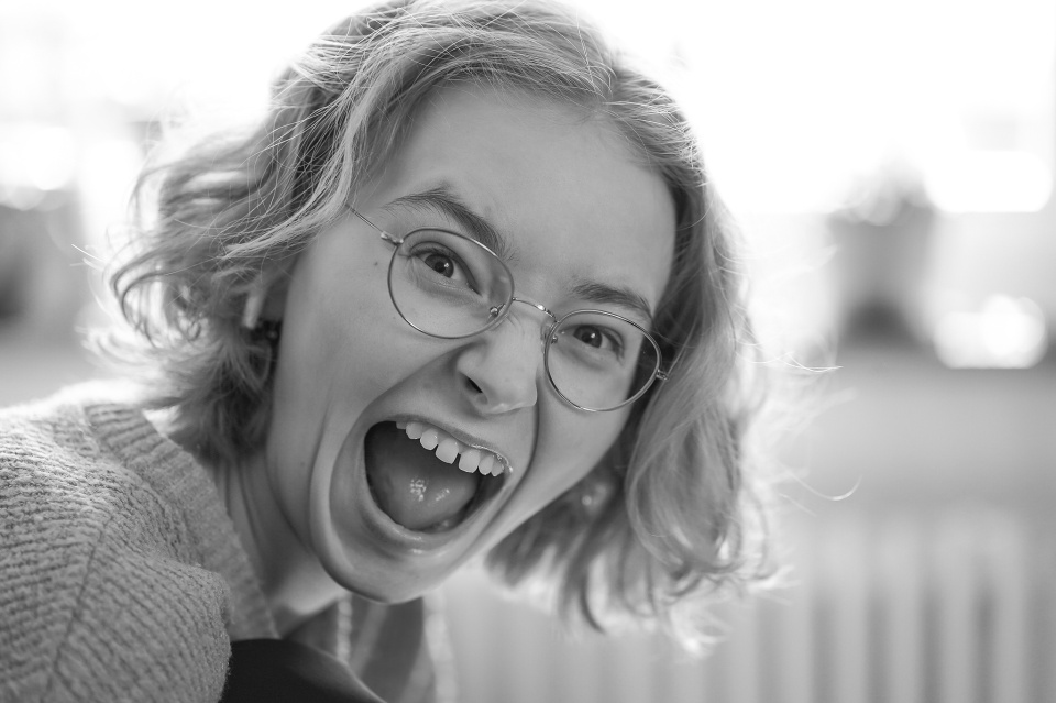 A happy face