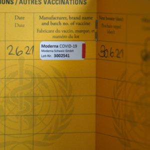 First jab today