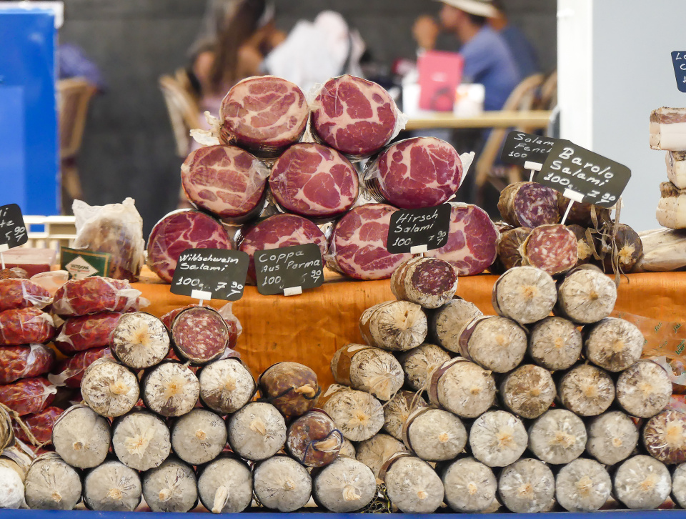 At the market