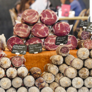 At the market