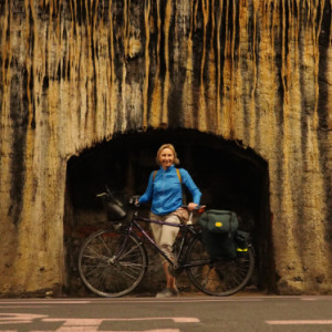 Selfie in a tunnel