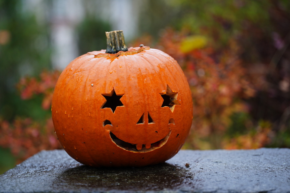 A funny pumpkin