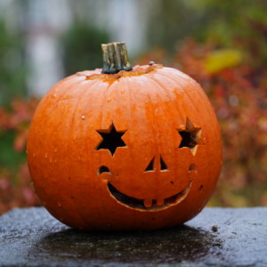 A funny pumpkin