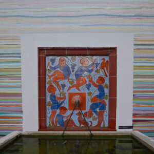 A fountain