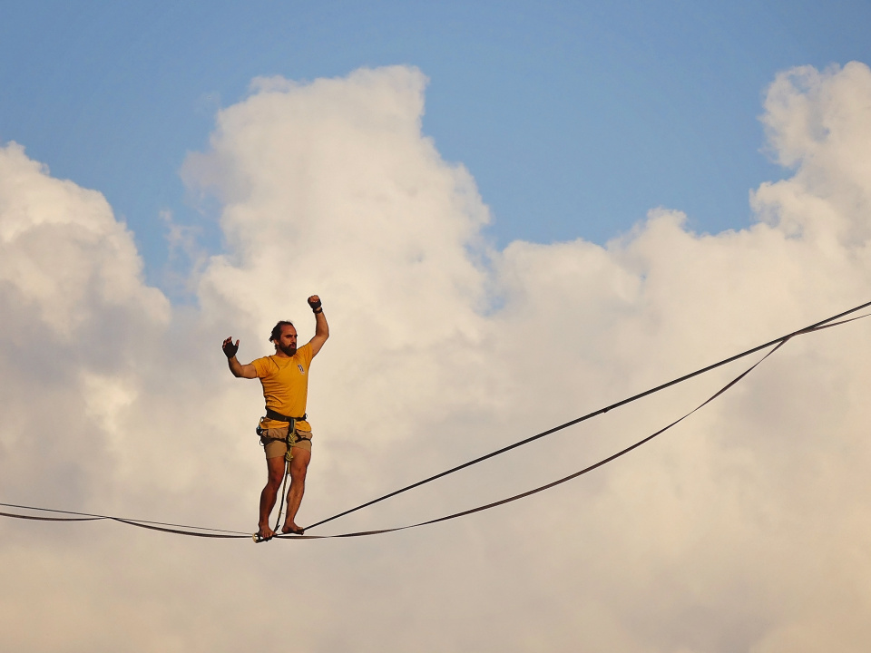 Up in the sky