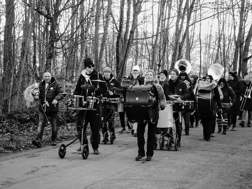 Practicing for Fasnacht